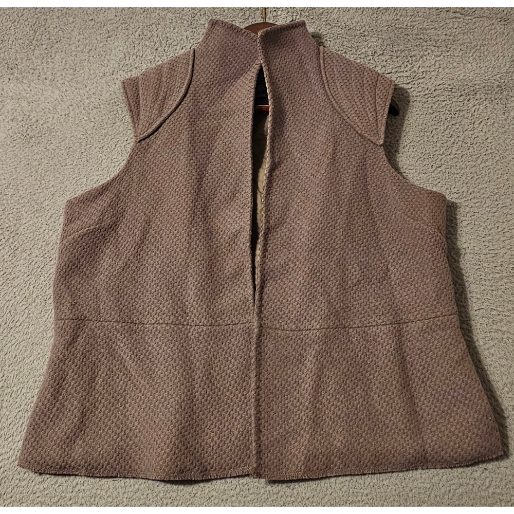 Star Wars Galaxy's Edge Women 2X Brown Textured Wool Blend Cosplay Vest Rey